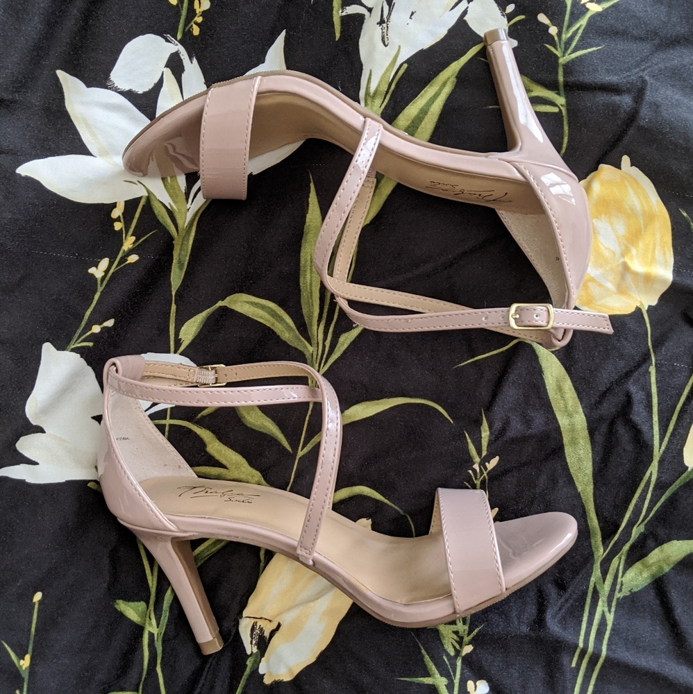 Nude Strappy Heels